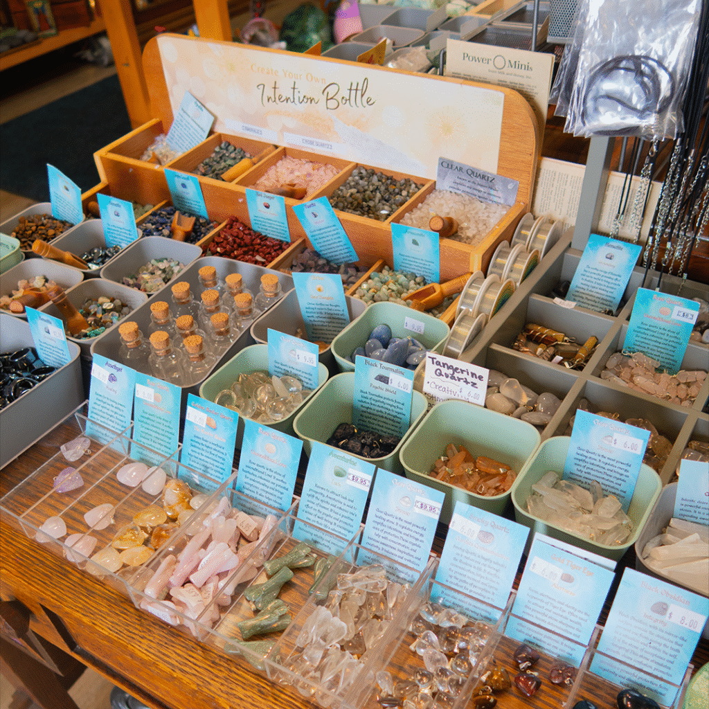 intention bottle crystals