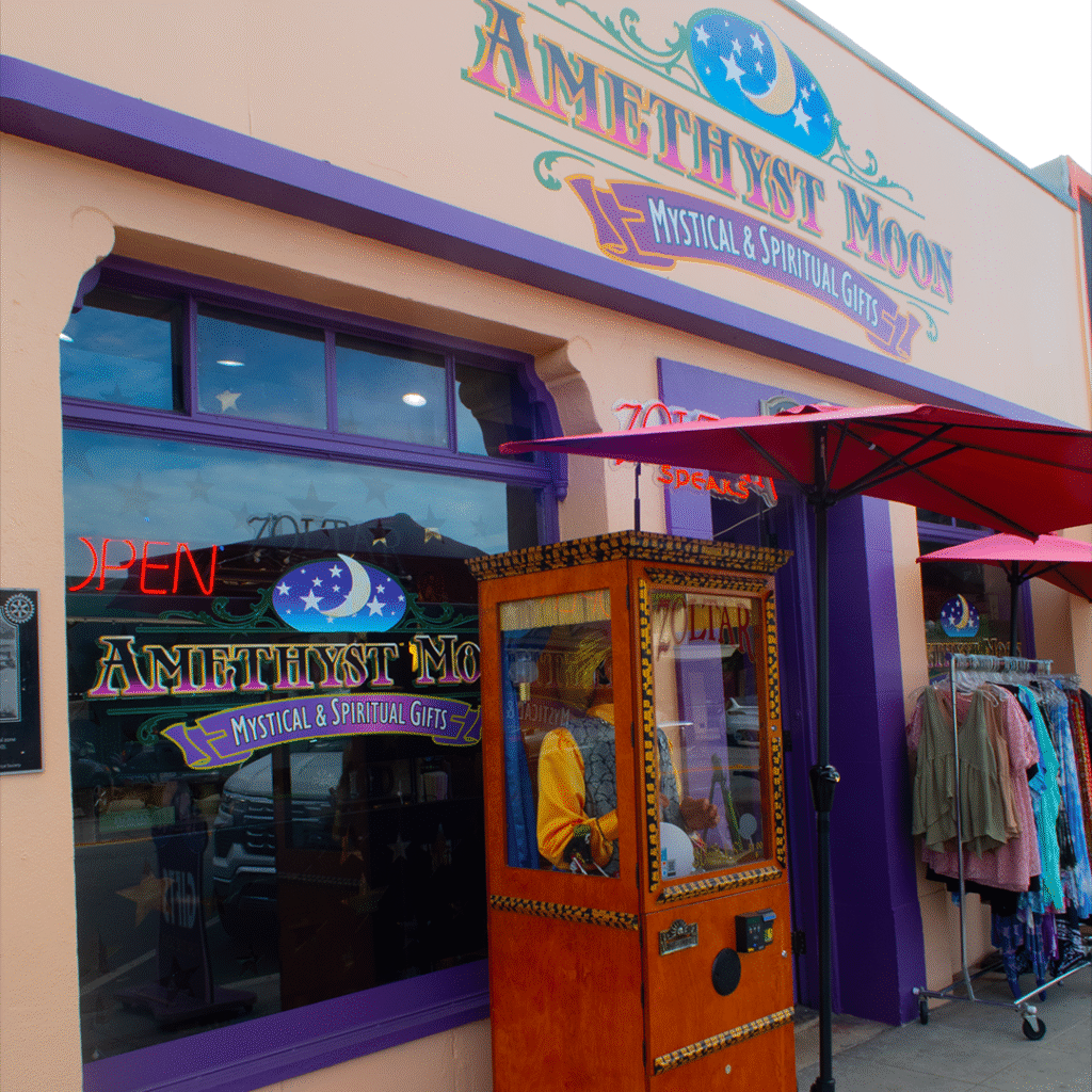 exterior amethyst moon and zoltar